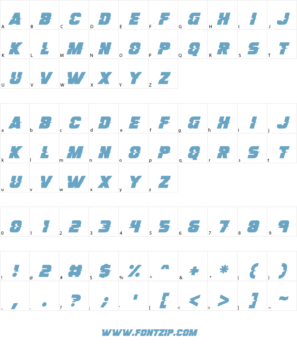 Son Of A Glitch Font Character